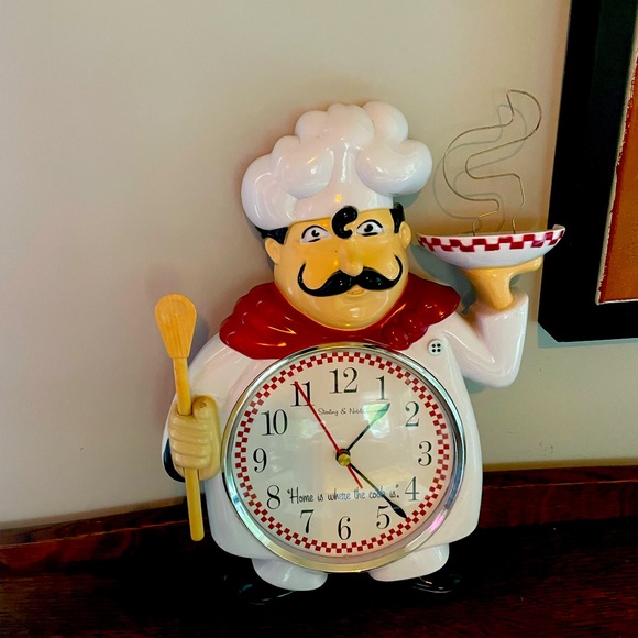 Sterling & Noble Kitchen Sterling Noble Chef Kitchen Wall Clock Home Is Where The Cook Is